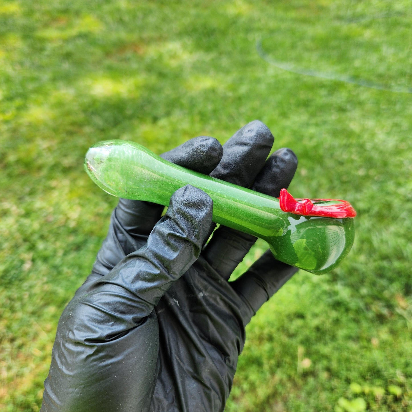 Ninja Pipe / Turtle Bowl / Rafael / Glass Pipe / Smoking Bowl / Red / Green