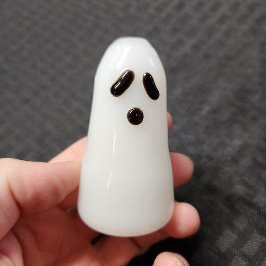 Ghost Pipe / Glass Smoking Pipe / Bowl / Halloween / Scary / Ghoul