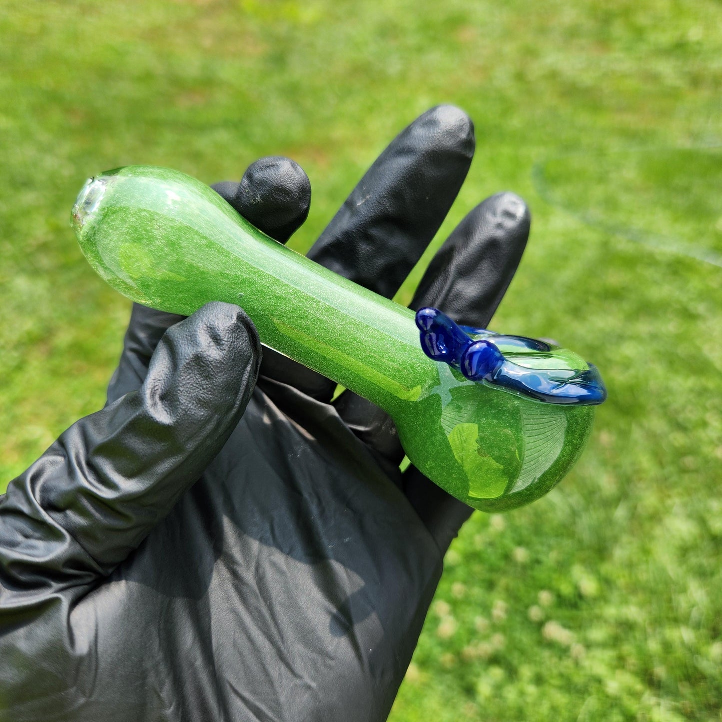 Ninja Pipe / Turtle Bowl / Leonardo / Glass Pipe / Smoking Bowl / Blue