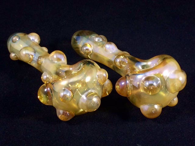 Fume Pipe with Bubbles / Smoking bowl / Glass pipe