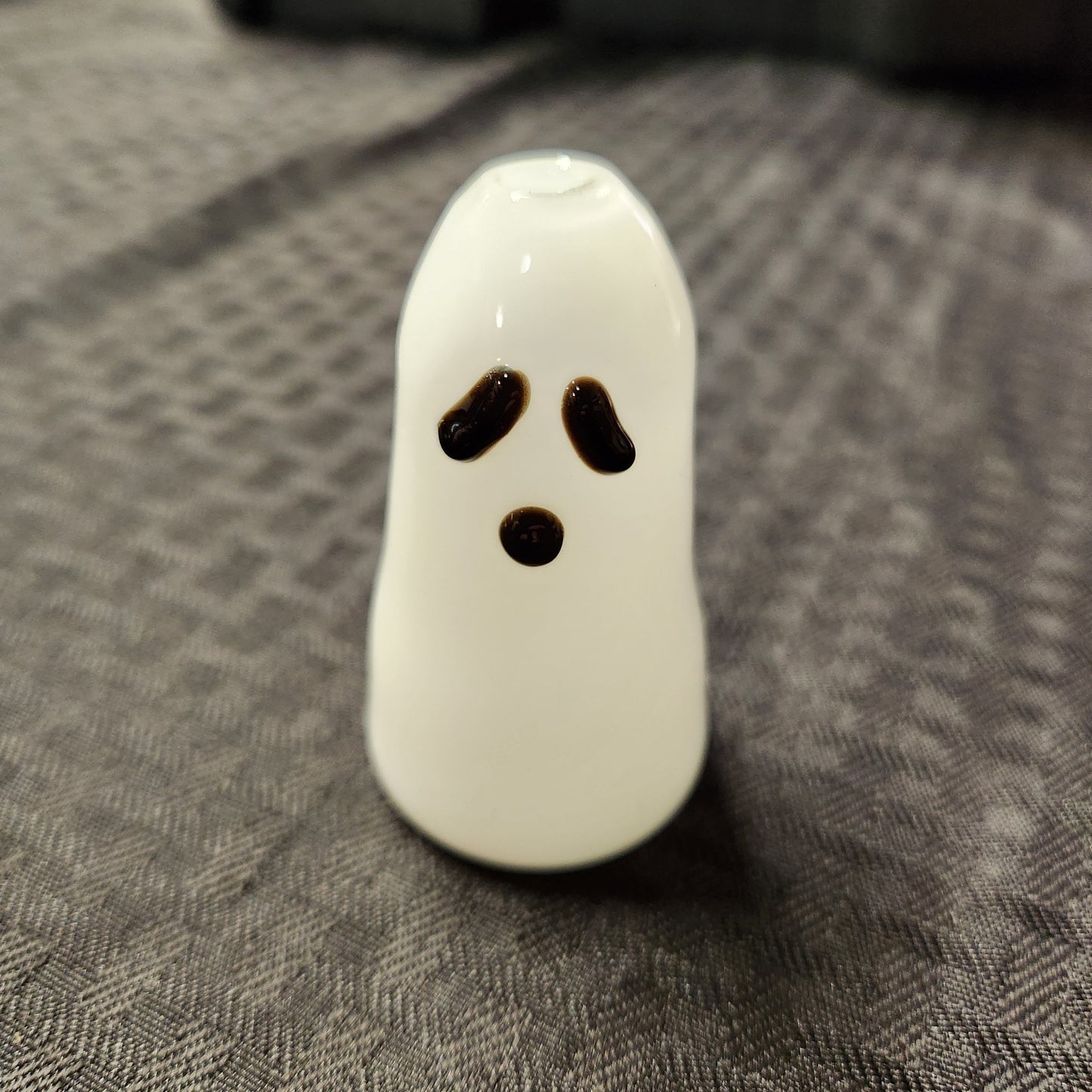 Ghost Pipe / Glass Smoking Pipe / Bowl / Halloween / Scary / Ghoul