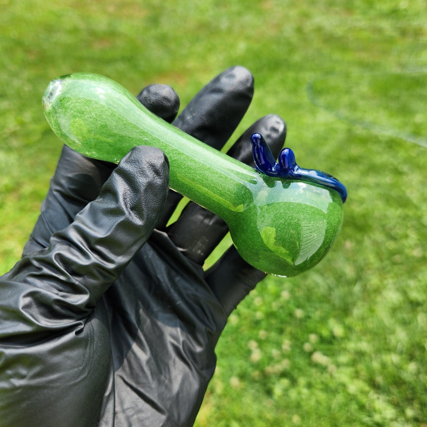 Ninja Pipe / Turtle Bowl / Leonardo / Glass Pipe / Smoking Bowl / Blue